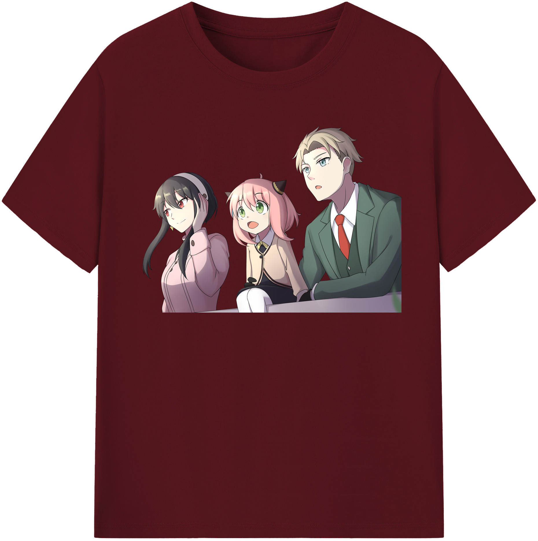 （画像用） SPY×FAMILY间谍家家酒 綿100％半袖Tシャツ（フロントプリント）